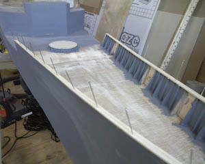 Bow top rail